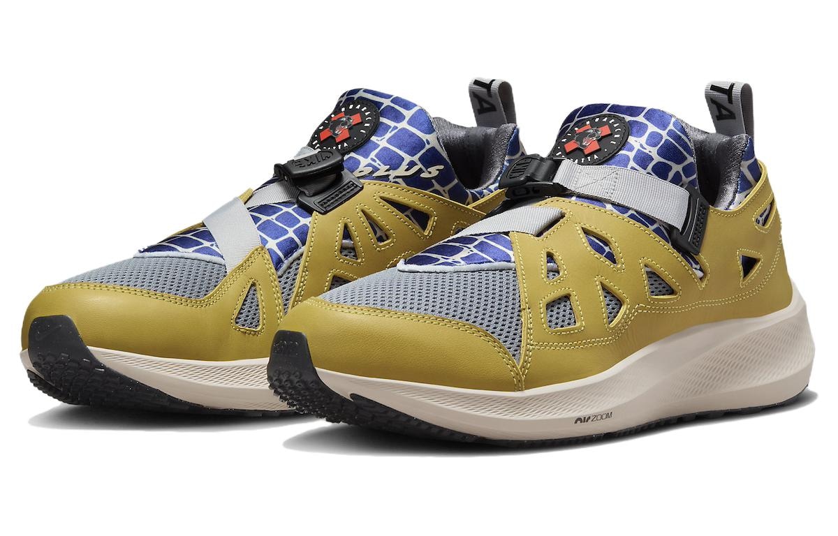 Nike Patta x Nike Air Huarache Yellow Blue — фото 2