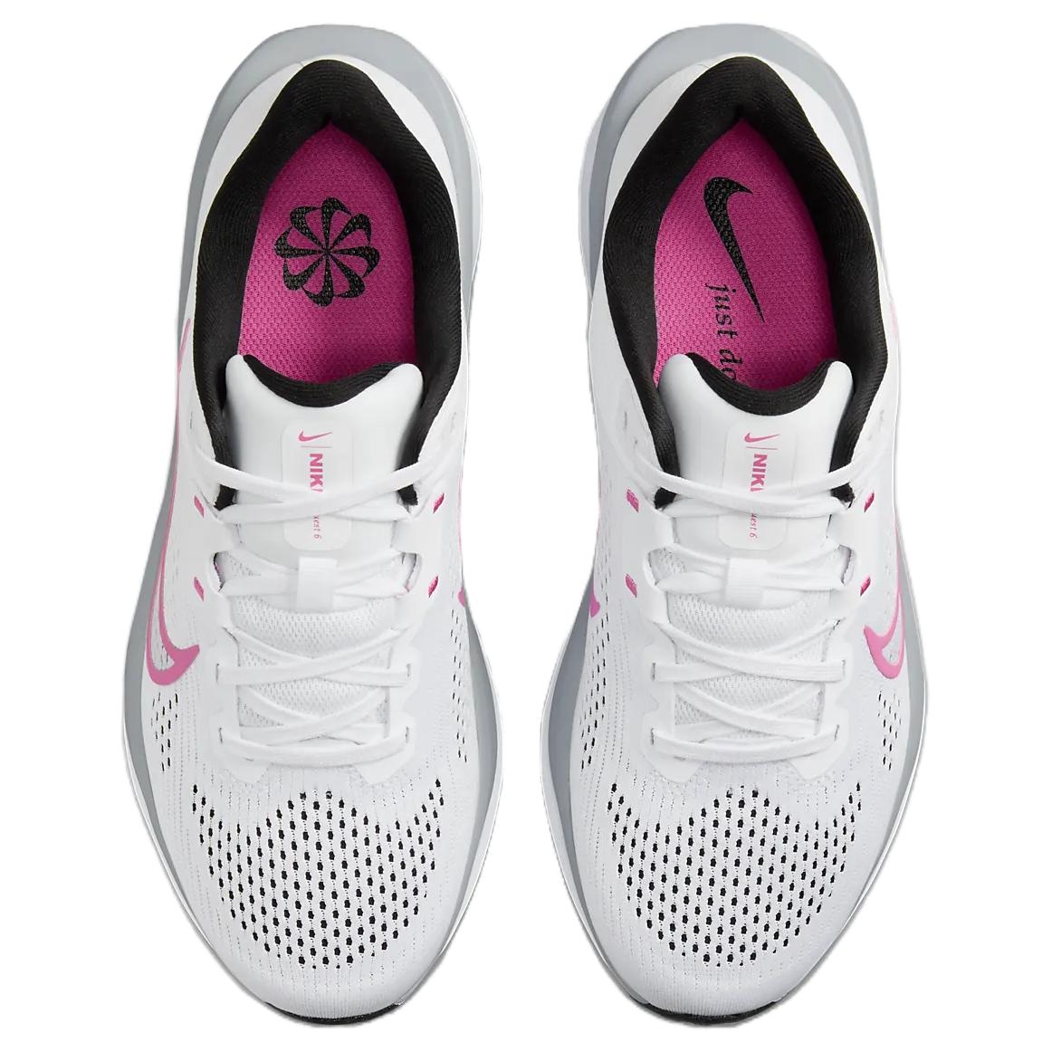Nike Quest 6 White Grey Pink — фото 3