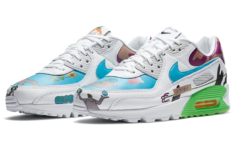 Nike Ruohan Wang x Nike Air Max 90 FlyLeather QS — фото 2