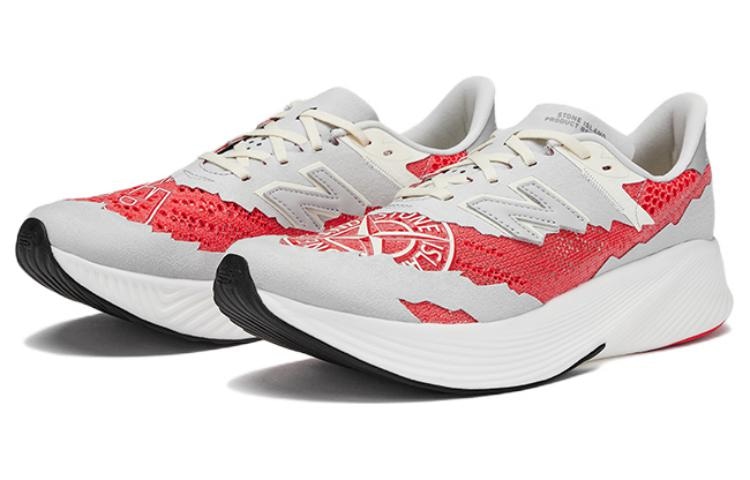 New Balance STONE ISLAND x New Balance FuelCell RC Elite v2 Grey Red — фото 2