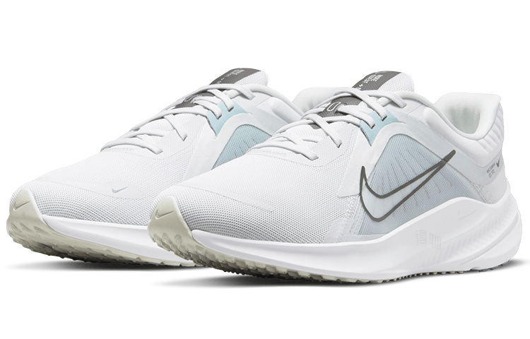 Nike Quest 5 White Grey Blue — фото 2