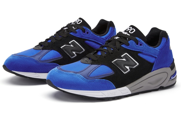 New Balance 990 V2 Blue Black — фото 1