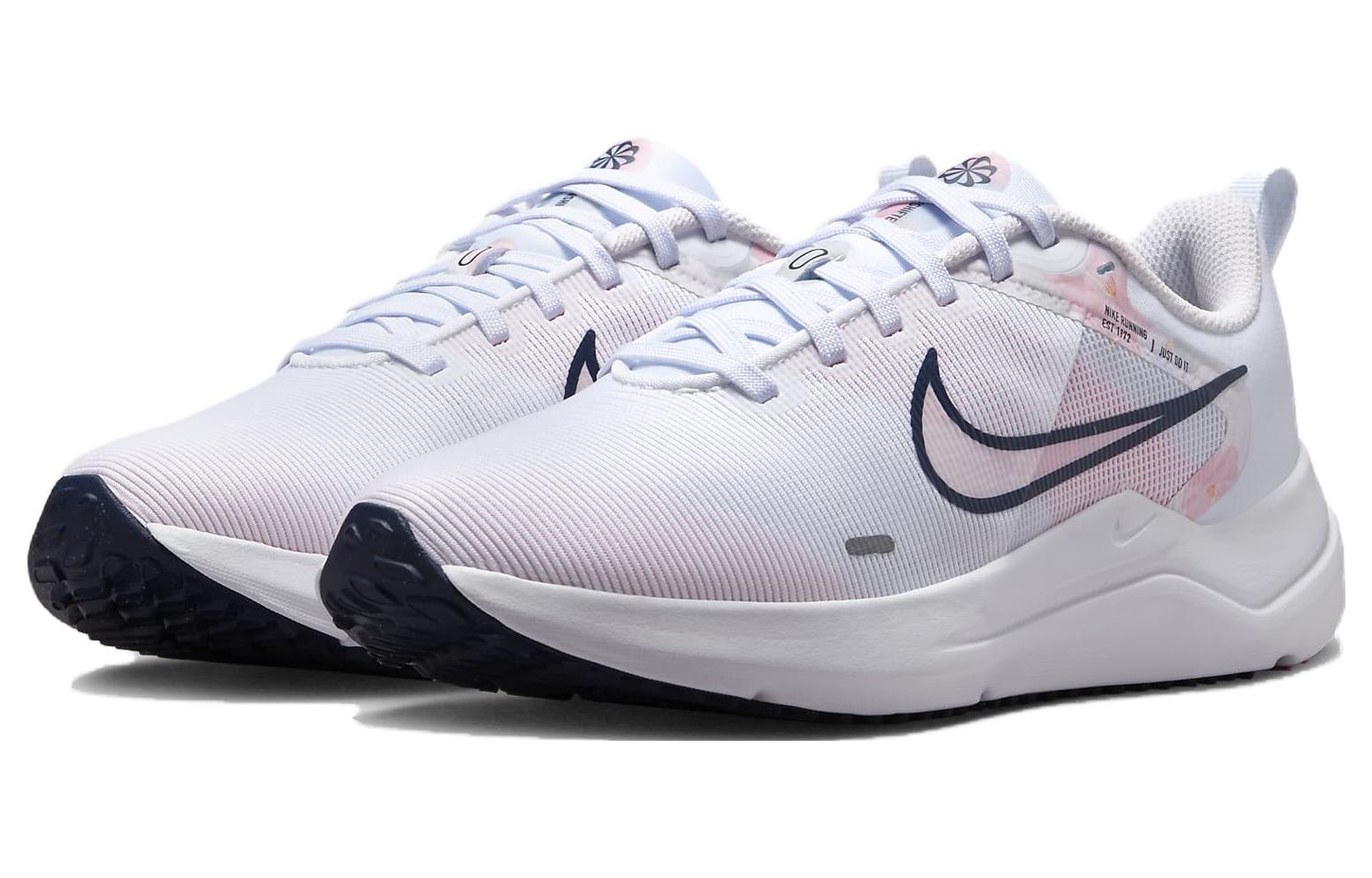Nike Downshifter 12 White Pink — фото 2