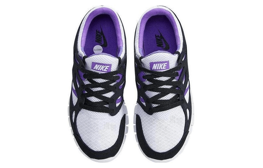 Nike Free Run 2.0 White Purple — фото 2