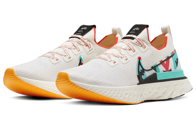 Nike React Infinity Run Flyknit 1 White Camo — фото 2