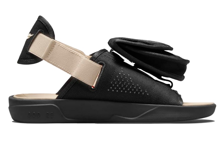Jordan SoleFly x Jordan LS Slide SP Black — фото 1