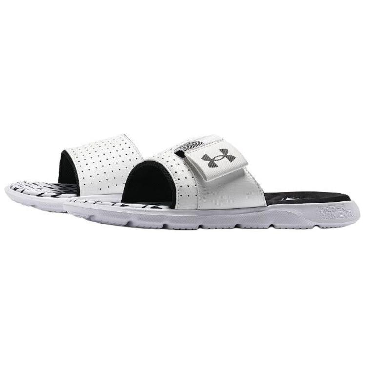 Under Armour Slides Black White — фото 2