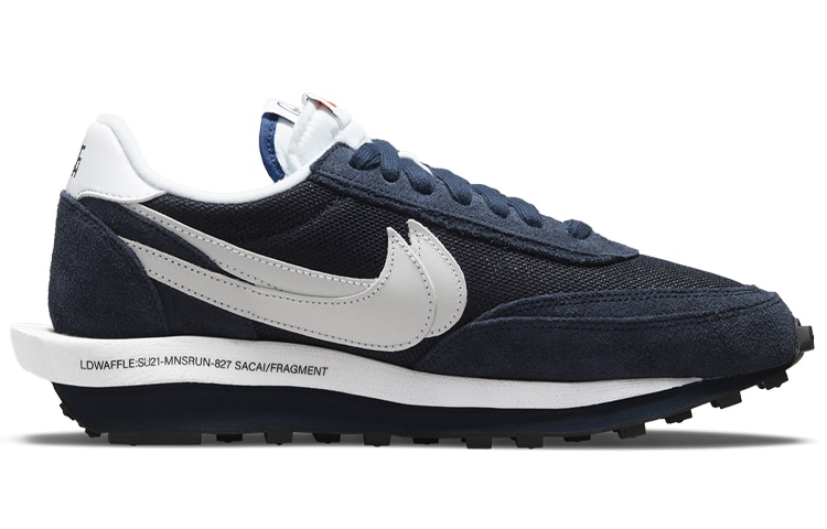 Nike Fragment Design x Sacai x Nike LDWaffle "Blackened Blue" — фото 1