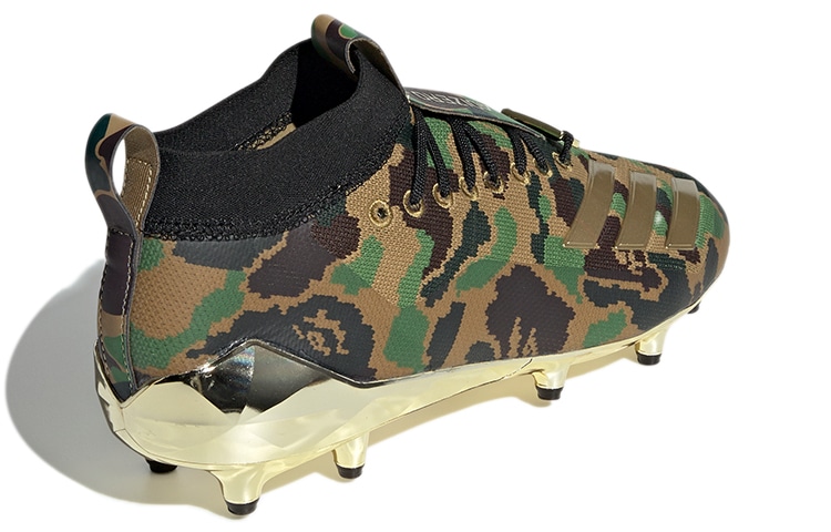 Adidas Bape x adidas Cleats Brown Green — фото 3