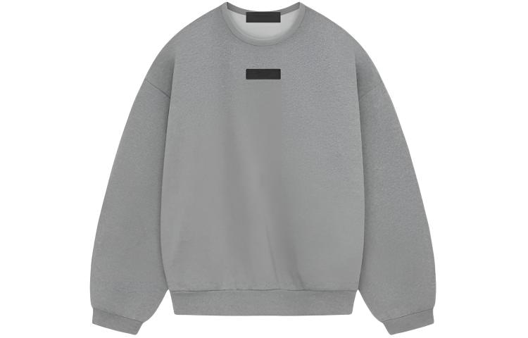 Худи Fear of God Essentials SS24 Crewneck Sweater Dark Heather Oatmeal