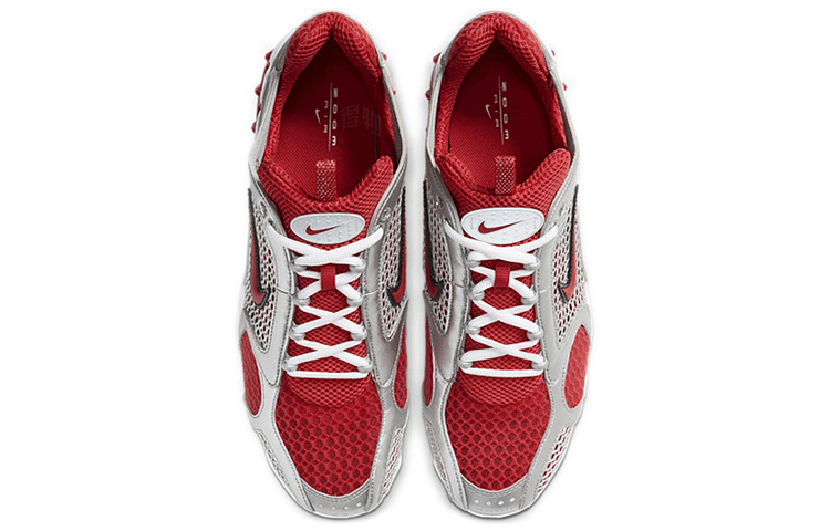 Nike Air Zoom Spiridon Cage 2 Grey Red — фото 3