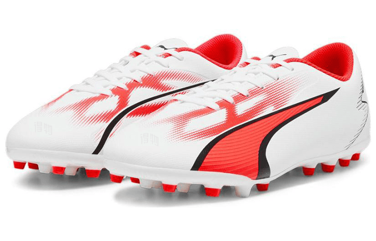 Puma Ultra Play White Black Red — фото 3