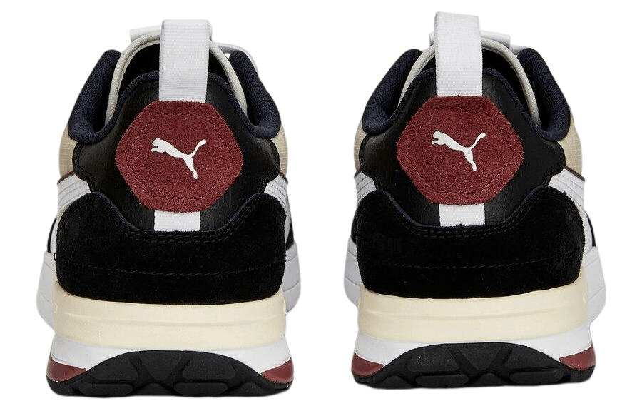 Puma R22 Black White Beige — фото 3