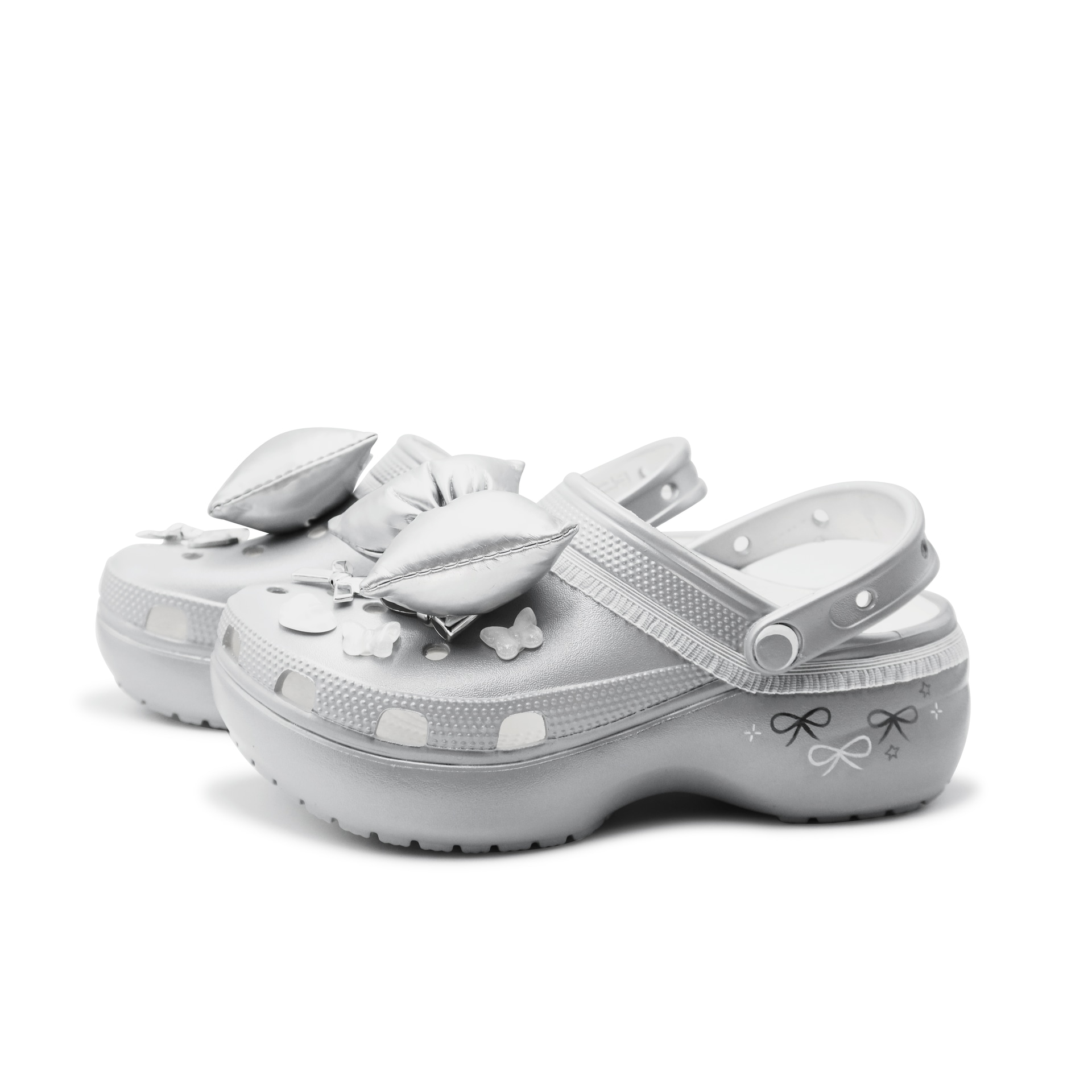 Crocs Classic Clog Ballet Silver White — фото 3