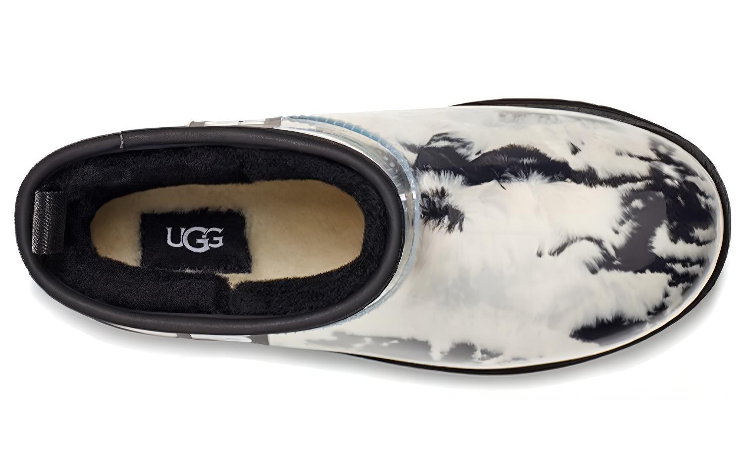 Ugg Classic Clear Mini Marble Black White — фото 2