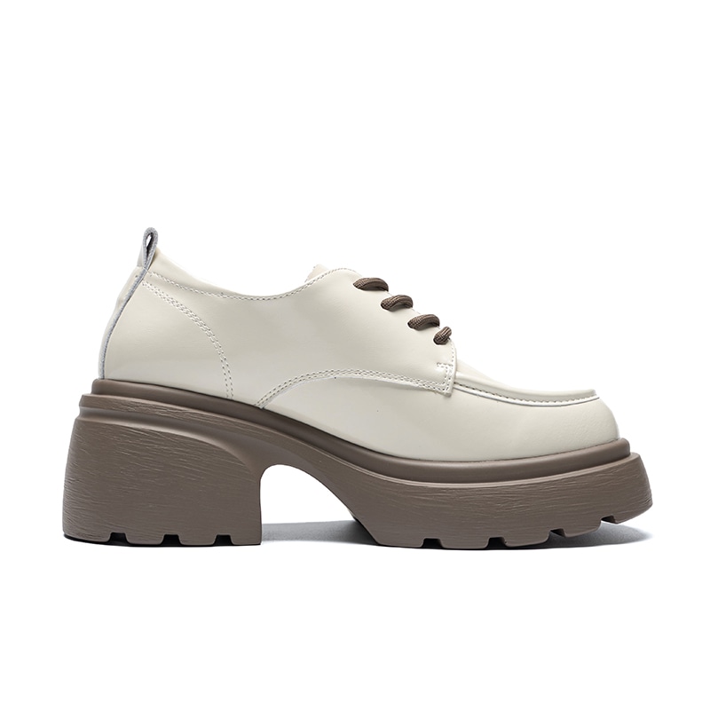 Zhr Thick Sole Leather Casual Shoes — фото 7