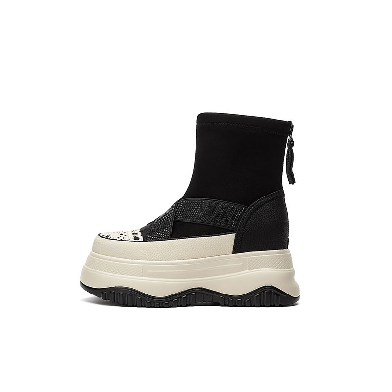 Ботинки 达芙妮 DAPHNE DAPHNE PU Fabric Ankle Boots