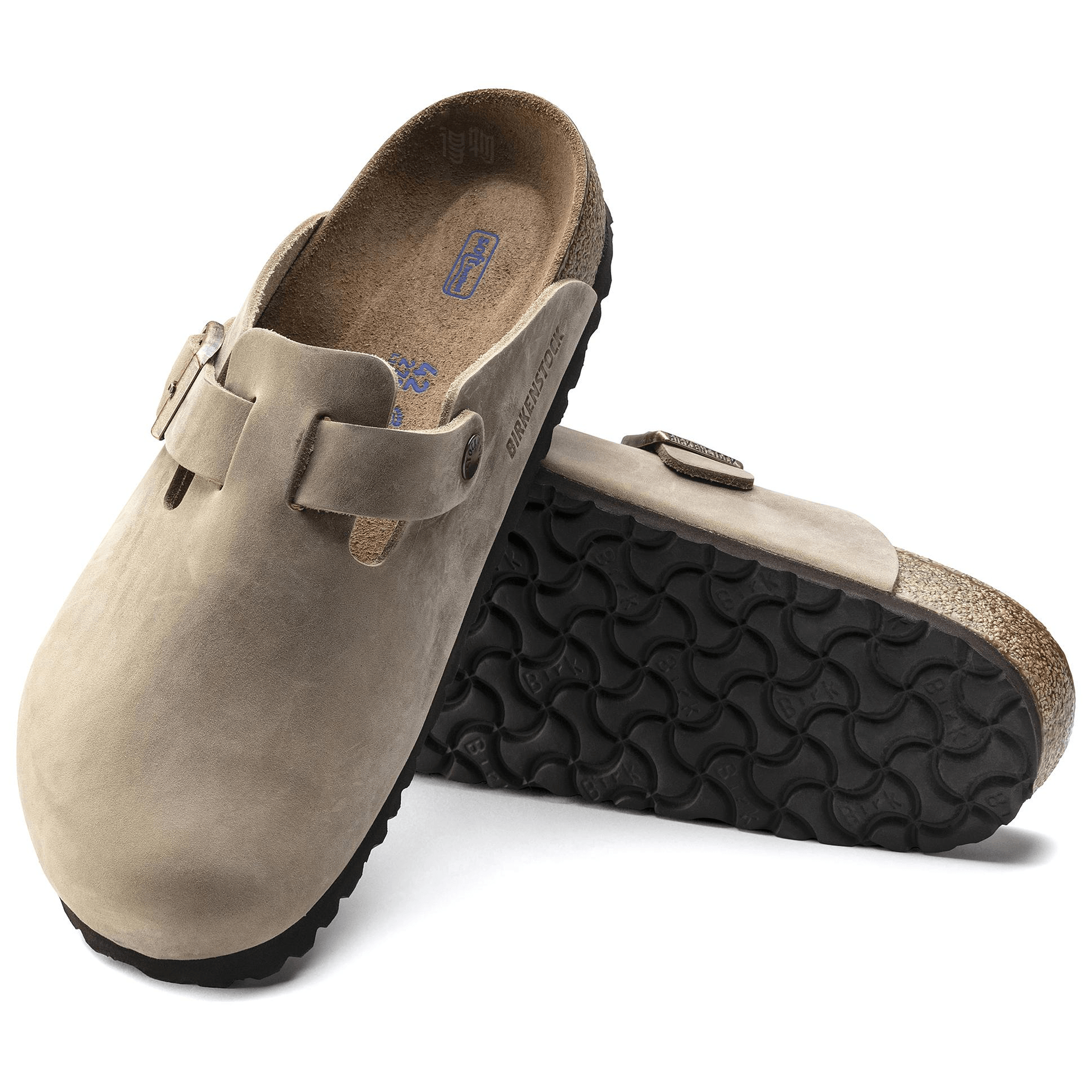 Birkenstock Boston Grey Brown — фото 5