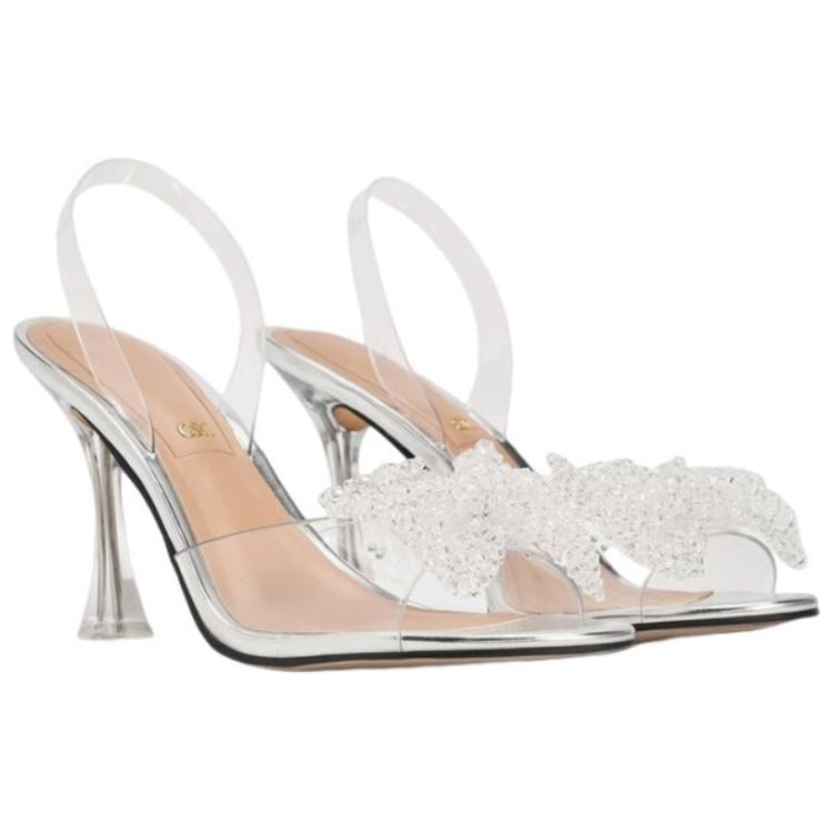 Charles&Keith CHARLESKEITH ck 9.3cm SilverChampagne — фото 9