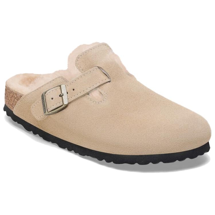 Birkenstock Boston Shearling Sand — фото 4