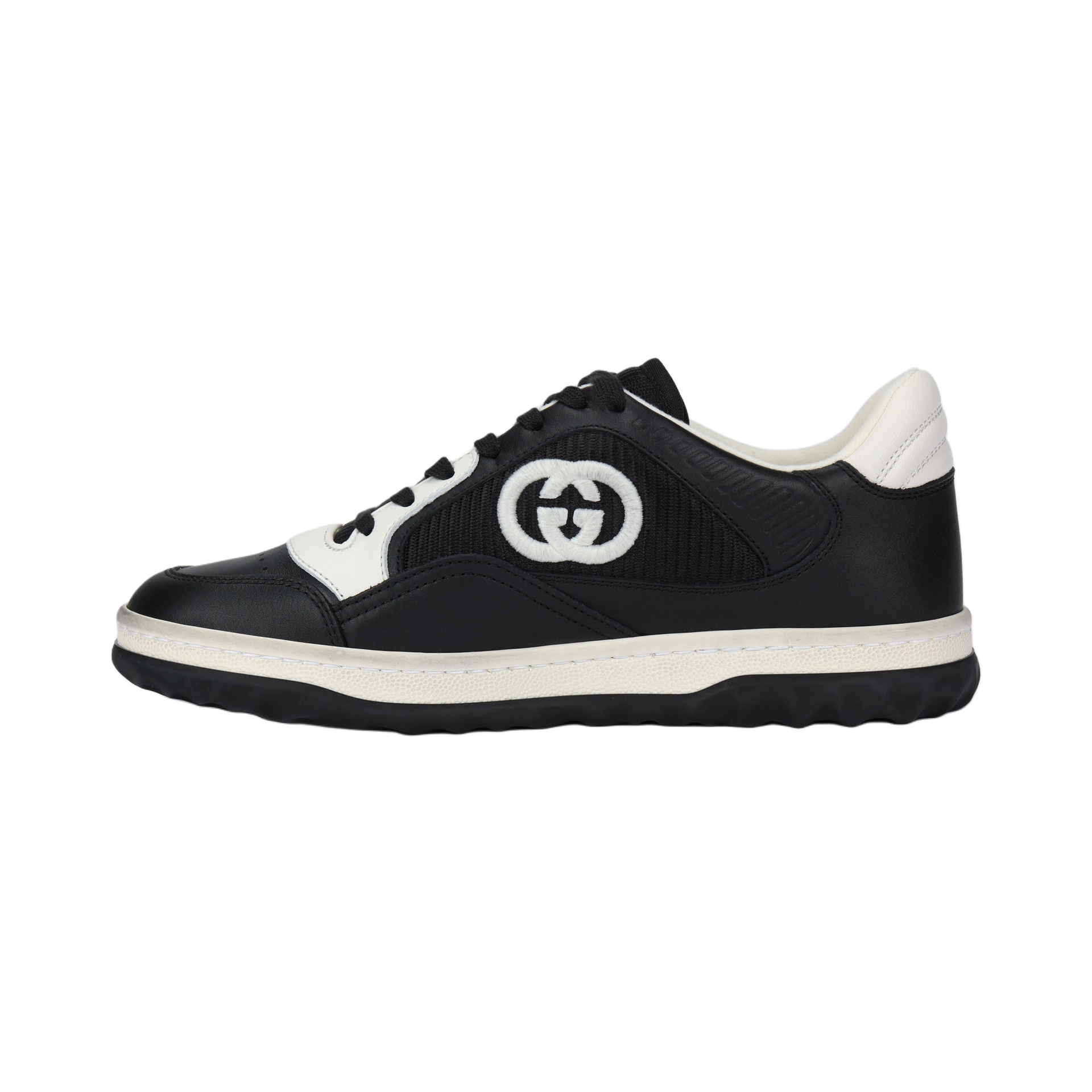Кроссовки Gucci Low-Top Sneakers Black Distressed