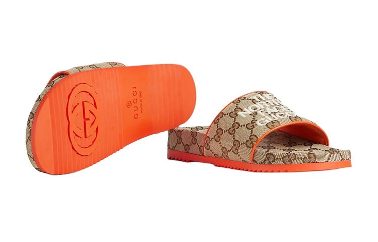 Gucci The North Face x Gucci Classic GG Canvas Slides — фото 2