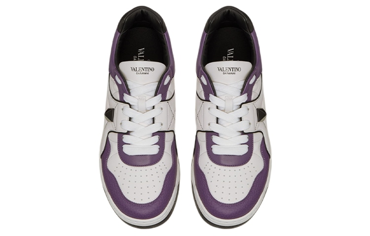 Valentino One Stud White Purple — фото 3