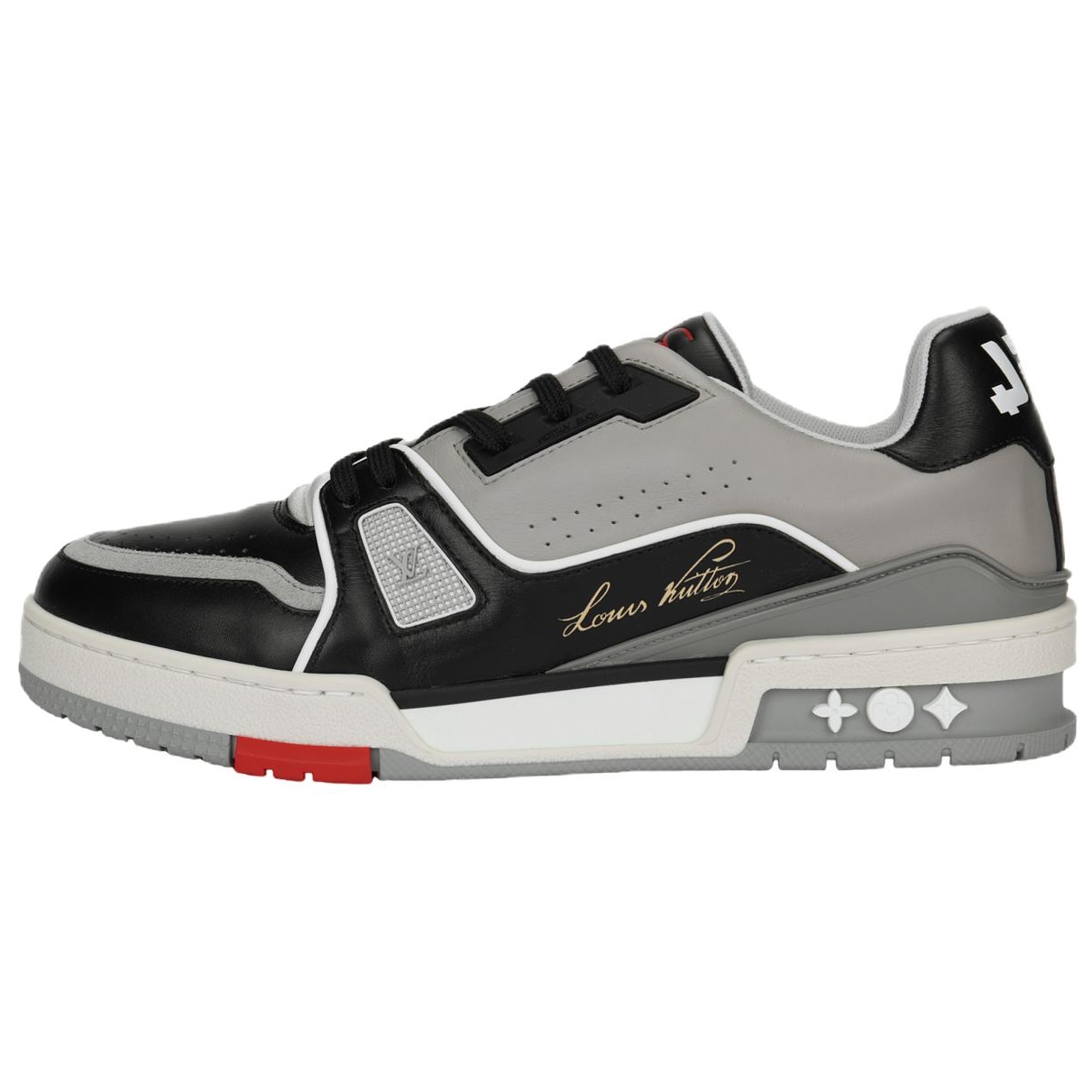 Кроссовки Louis Vuitton Trainer Black Grey