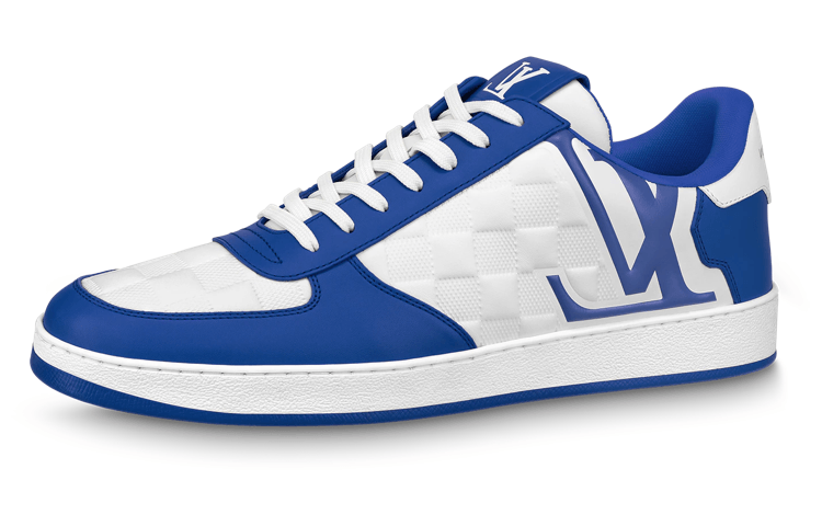 Кроссовки LOUIS VUITTON/路易威登 Louis Vuitton Rivoli Low Top Sneakers Blue White