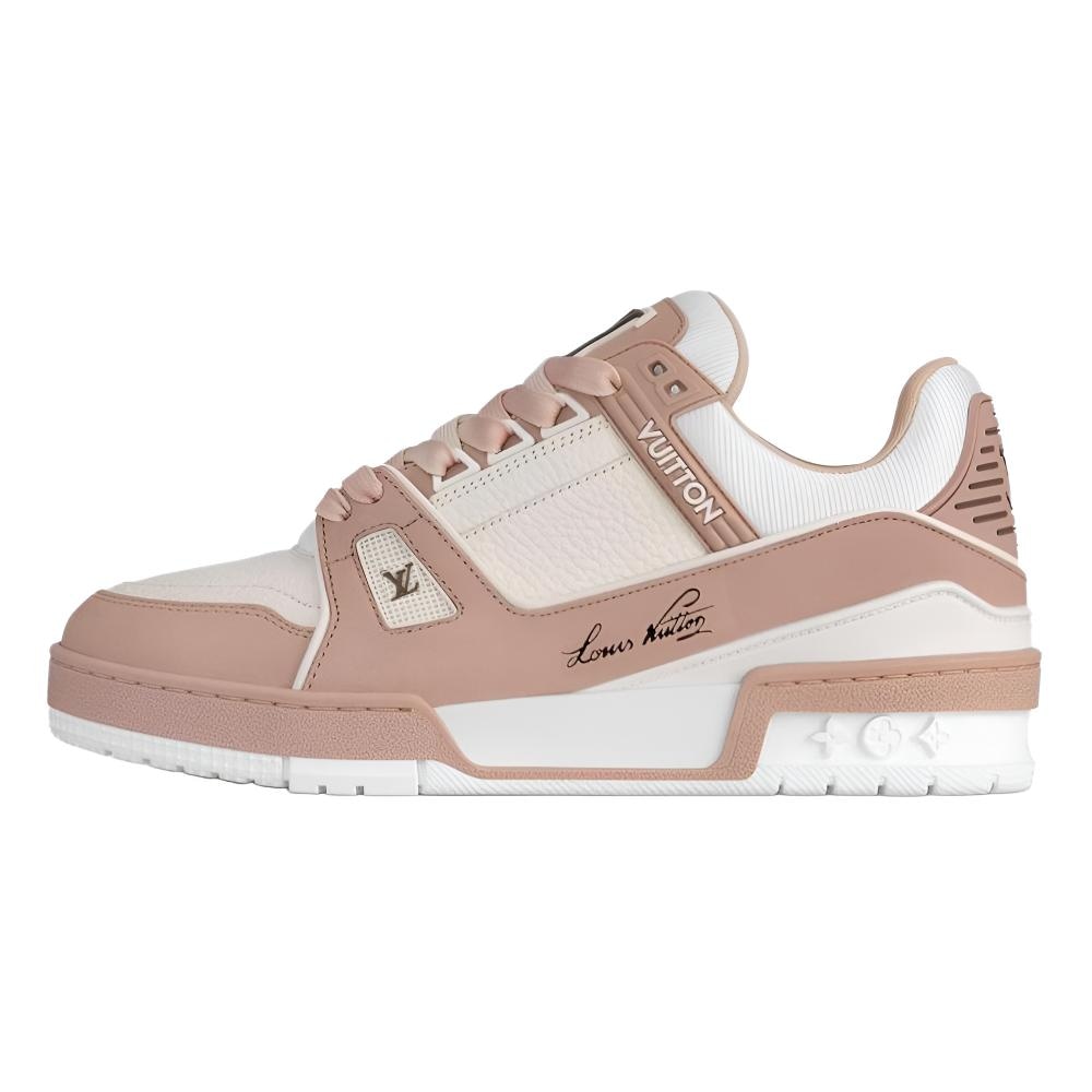 Кроссовки Louis Vuitton Trainer Low Pink White