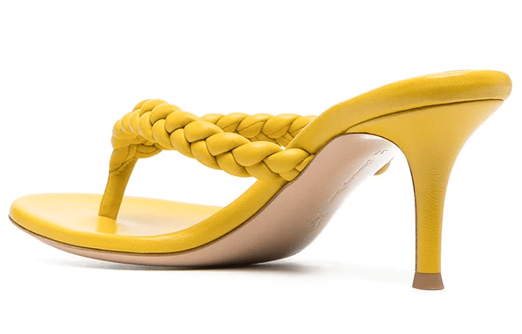 GIANVITO ROSSI Тапочки (Арт. G19060.70RIC.NAPMIMOSA) — фото 3