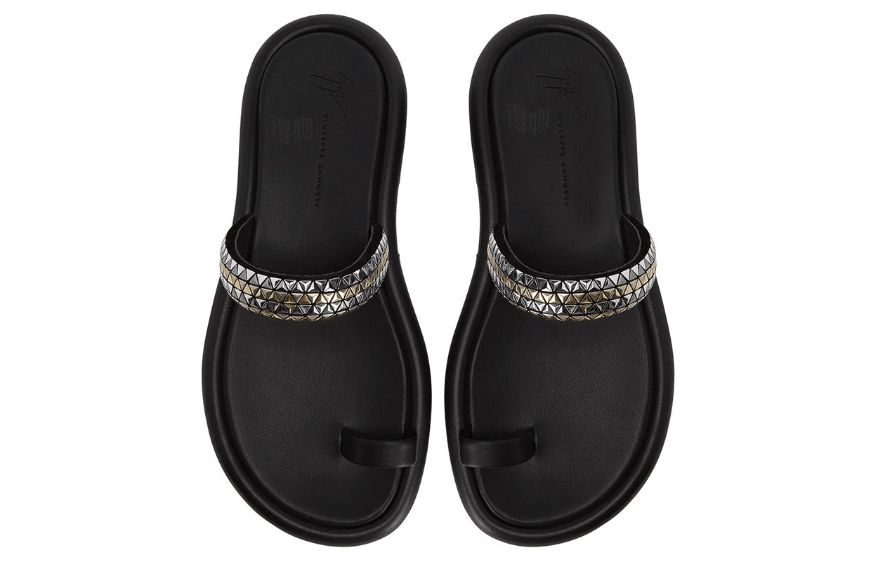 Giuseppe Zanotti GZ Slides Black — фото 3