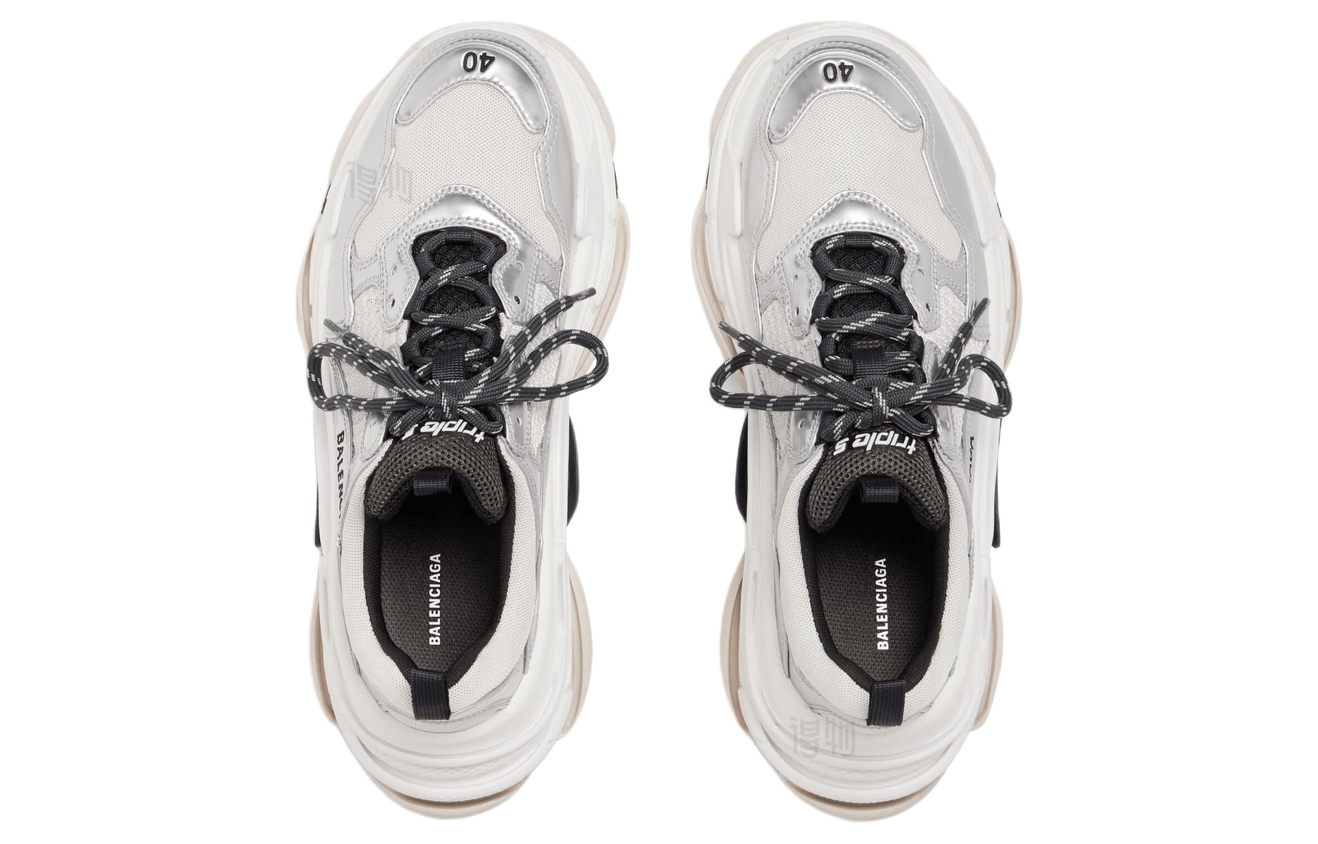 Balenciaga Triple S Silver — фото 3