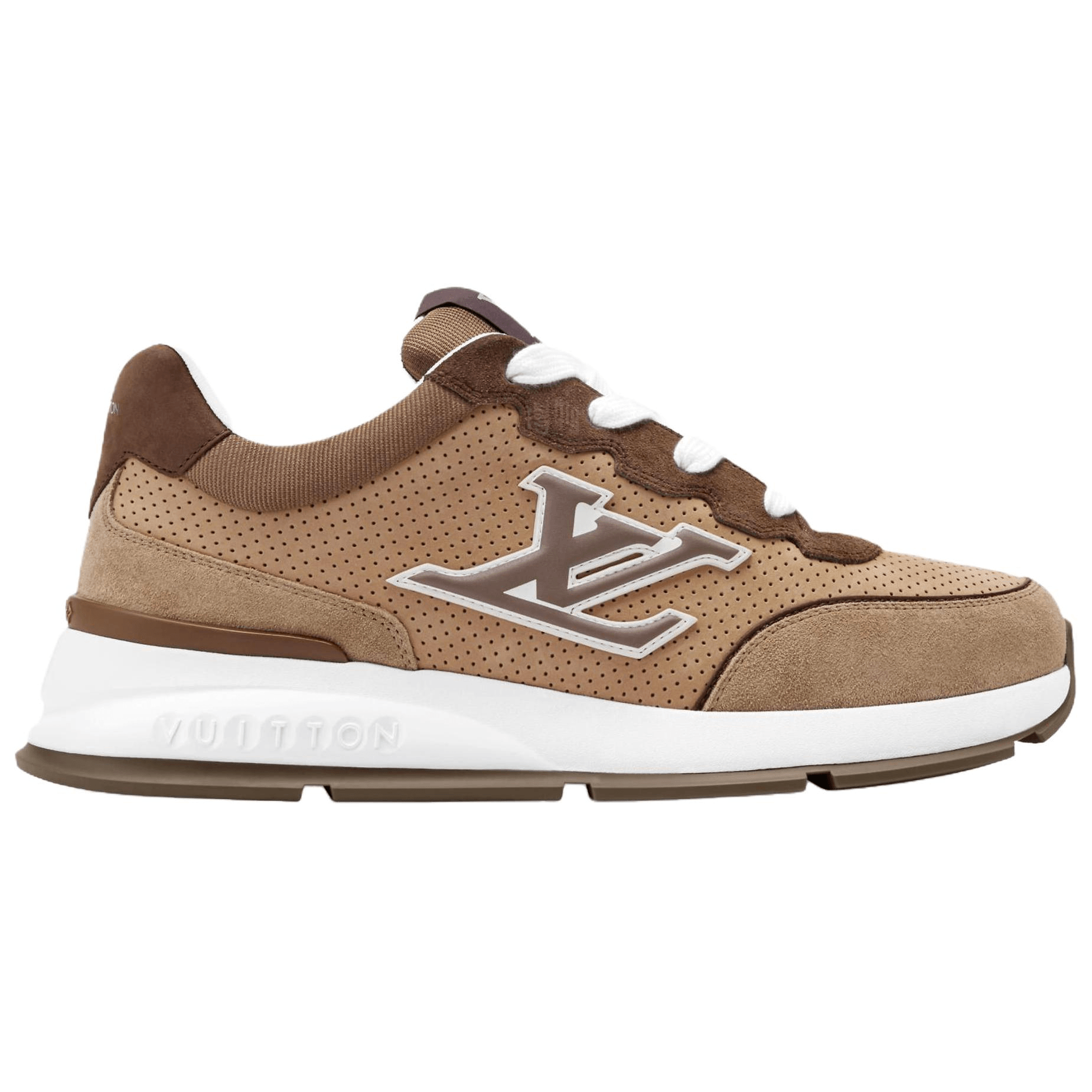 Louis Vuitton Classic Suede Low Top Sneakers Brown — фото 1