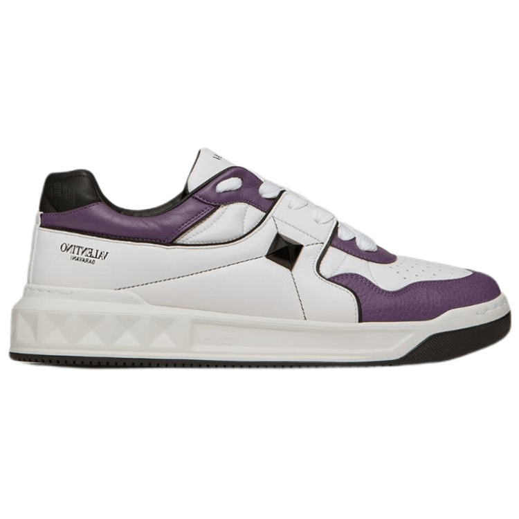Valentino One Stud White Purple — фото 1
