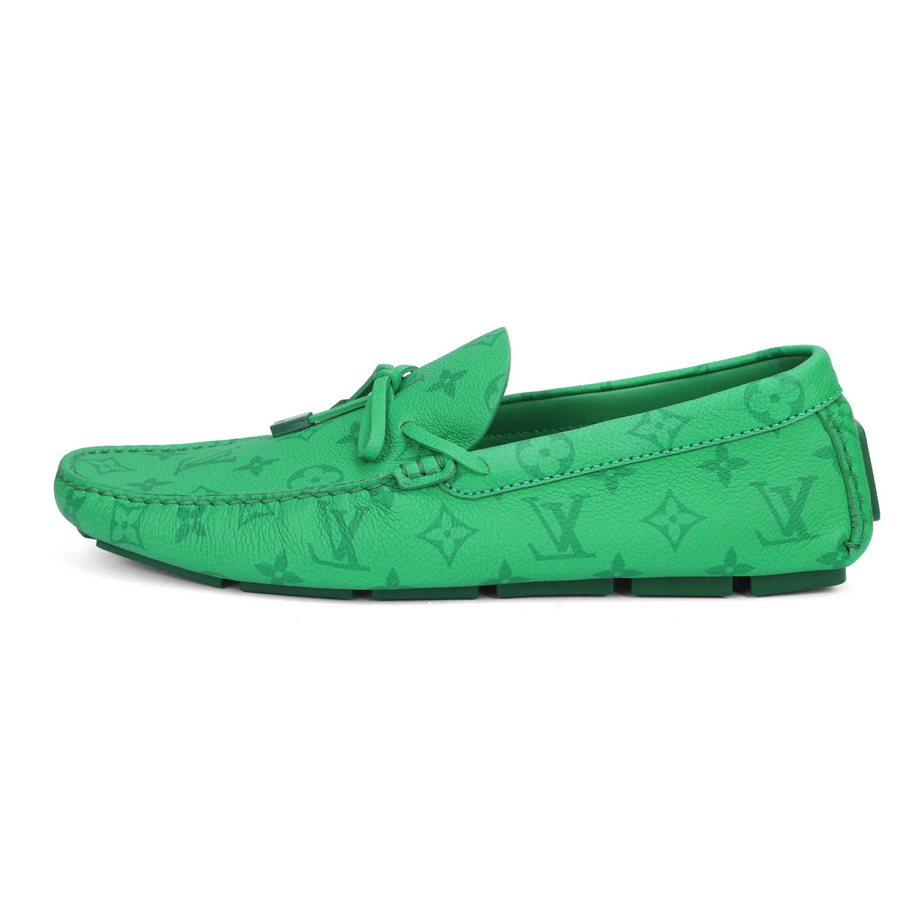 Louis Vuitton Driver Moccasin Green