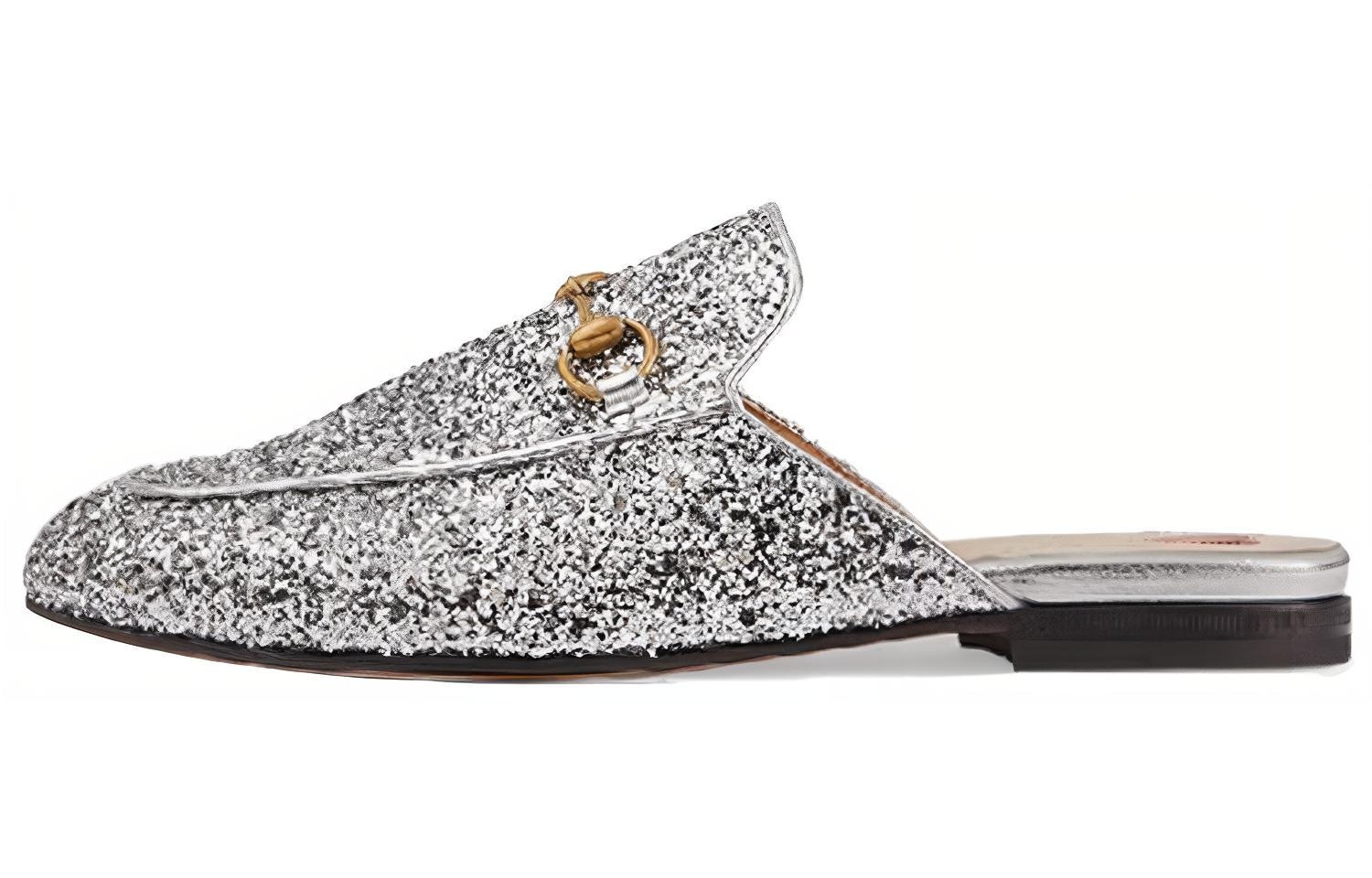 Gucci Princetown Silver