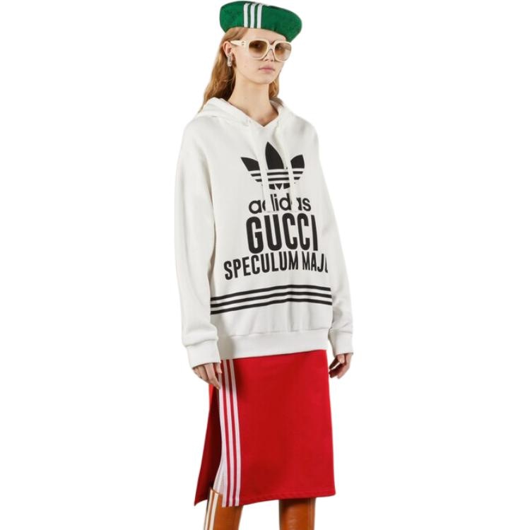 Gucci x adidas FW22 Hoodie White — фото 9