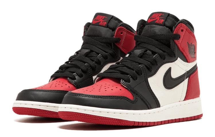 Jordan Air Jordan 1 Retro High Bred Toe GS — фото 9
