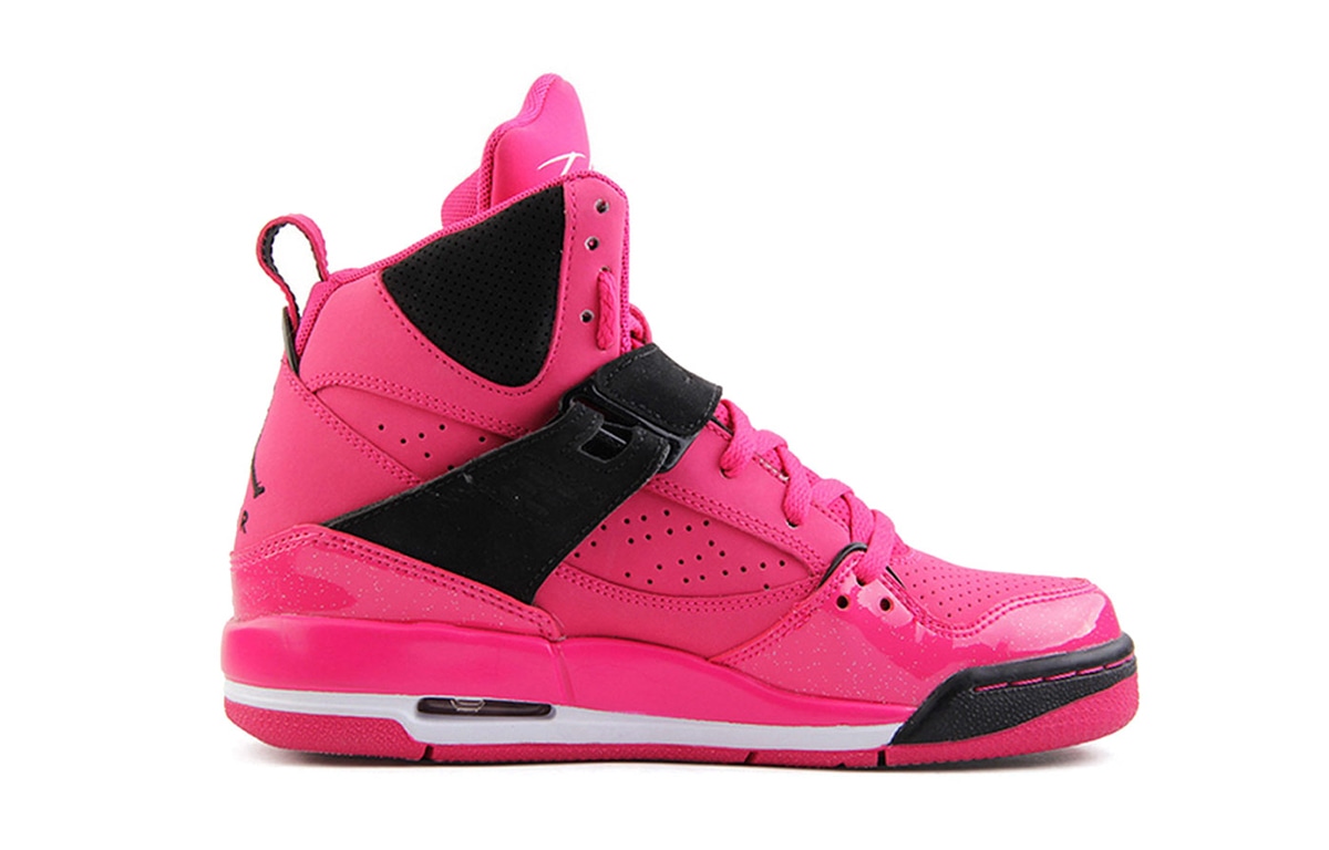 Jordan Flight 45 High Premium "Vivid Pink" GS — фото 2