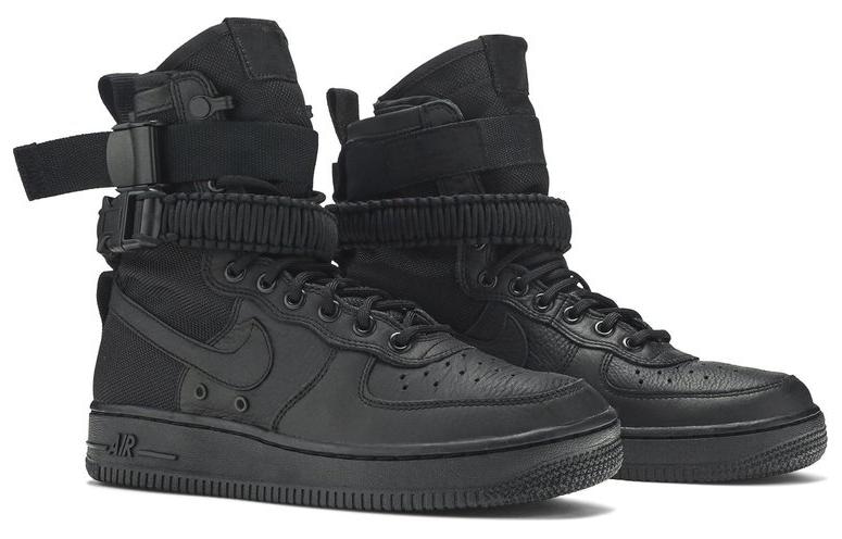 Nike Air Force 1 TRIPLE BLACK GS — фото 2