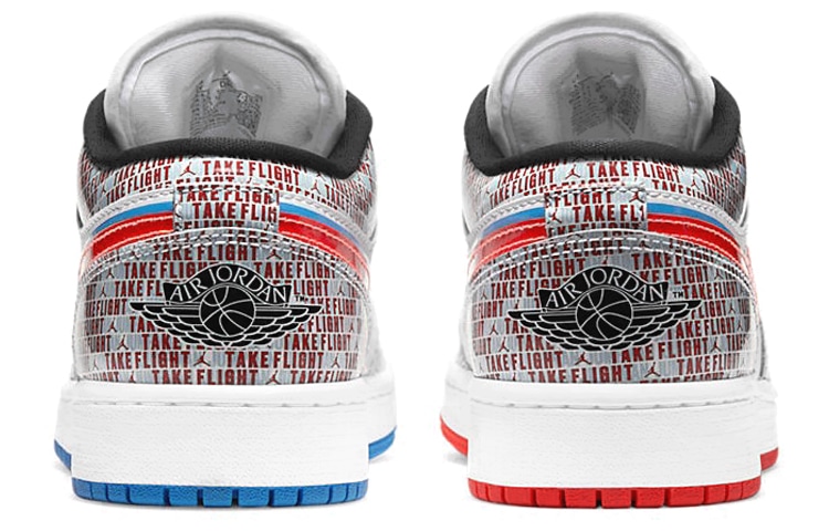 Jordan Air Jordan 1 Low SE "Take Flight" 3D GS — фото 6