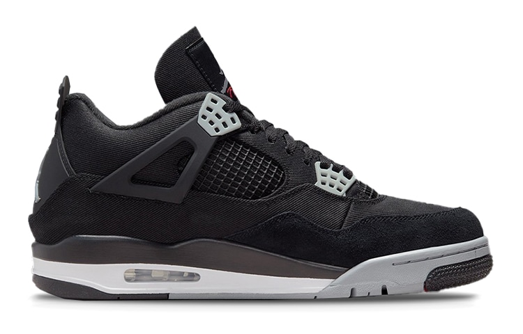 Jordan Air Jordan 4 Retro SE "Black Canvas" GS — фото 3