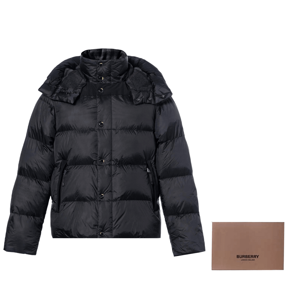 Burberry Down Jacket Black — фото 2