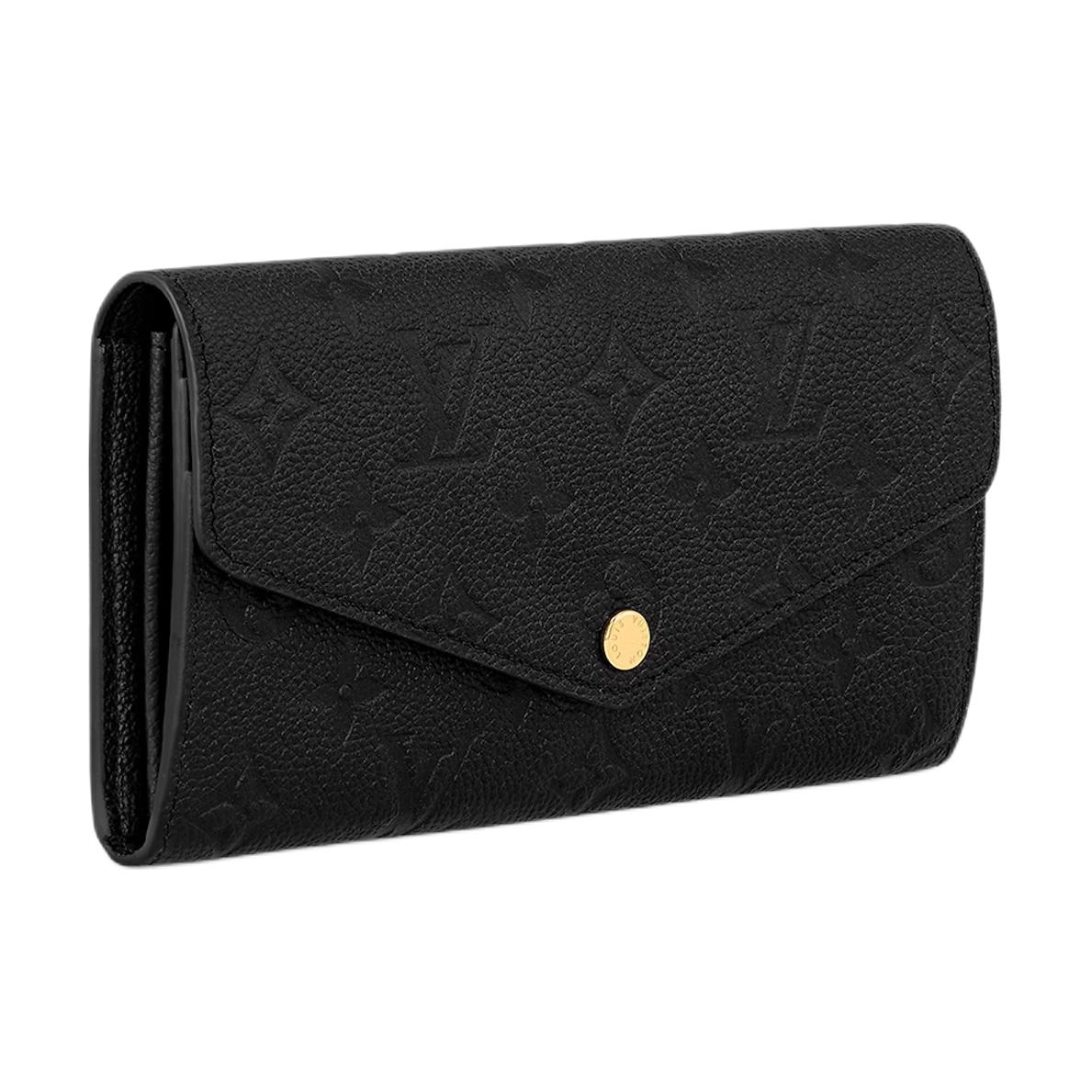 Louis Vuitton Sarah Wallet Black — фото 1