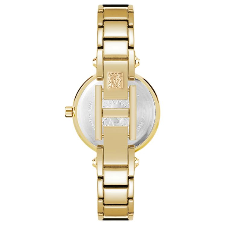 安妮克莱因 Anne Klein Quartz Watch 24mm Black Dial — фото 4