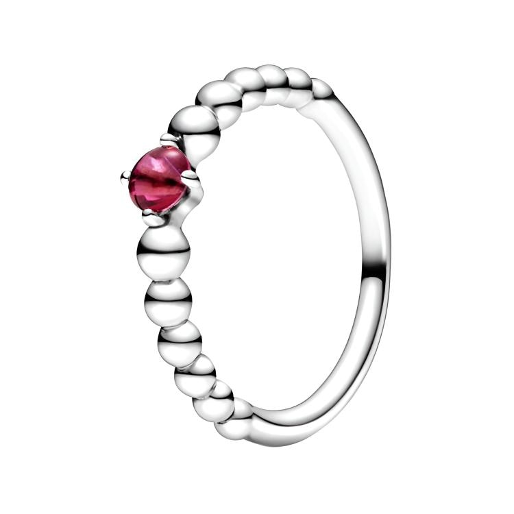 Pandora/潘多拉 Pandora Red Bead Ring
