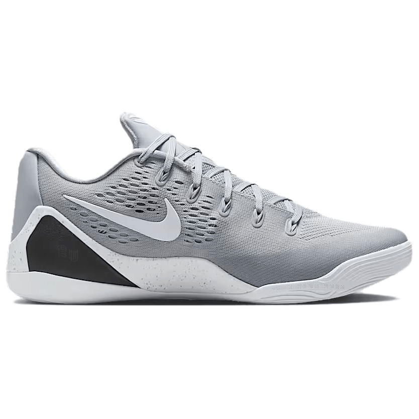 Nike Kobe 9 Elite Low Protro Gray White — фото 2