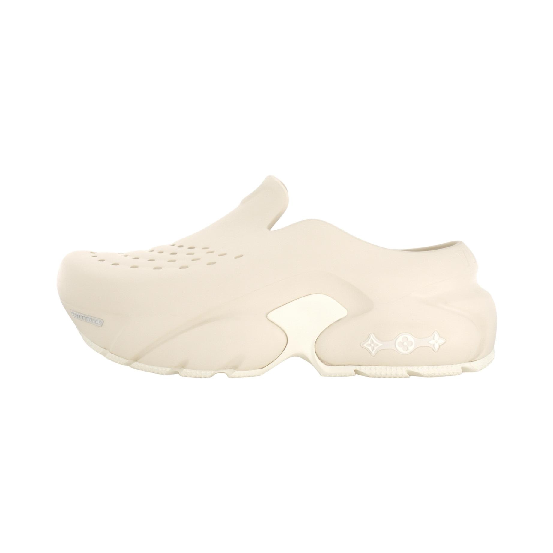 Louis Vuitton Shark Slide White