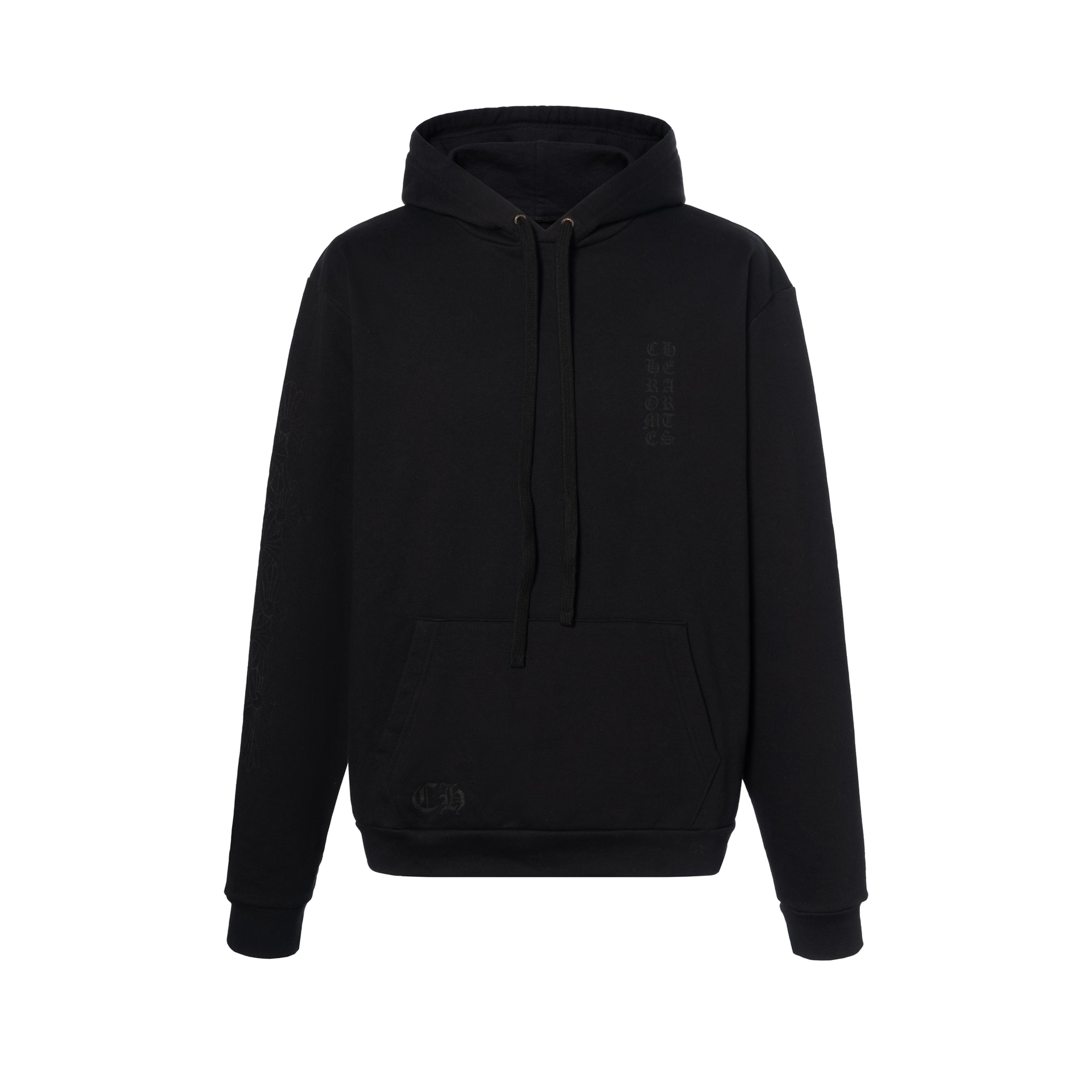 Худи Chrome Hearts 克罗心 迈阿密限定 暗纹十字架连帽长袖 卫衣 男款